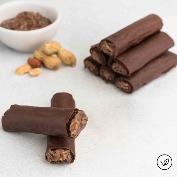 Mini barquillos crema de maní & cacao