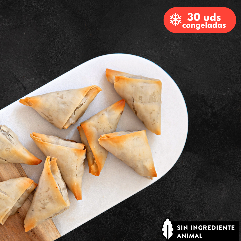 Empanadas cocktail berenjenas asadas